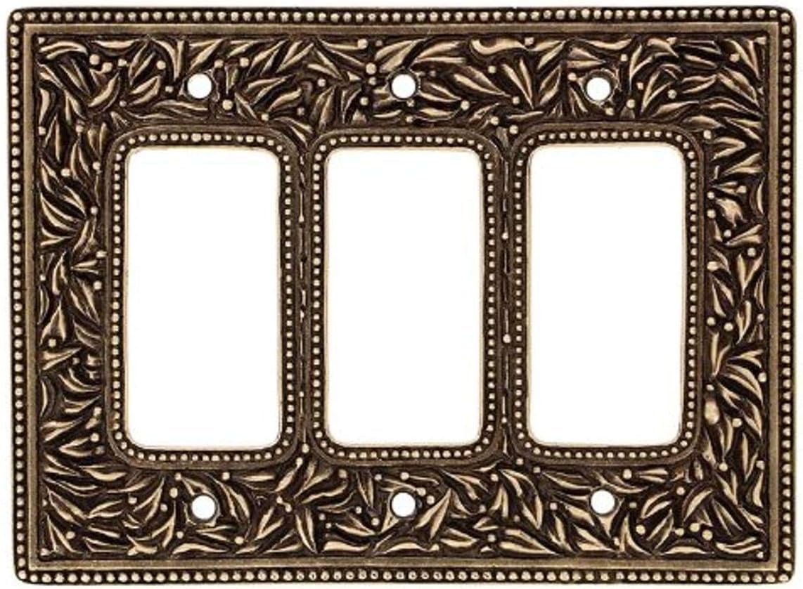 Vicenza Designs Wpj7013 San Michele Triple Dimmerジャンボ壁プレート アンティーク真鍮 B00djmg6sq Est スイッチカバー プレート Arrowspeedline Com Vn Vicenza Designs Wpj7013 San Michele Triple Dimmerジャンボ壁プレート アンティーク真鍮 B00djmg6sq Est スイッチカバー プレート Arrowspeedline Com Vn