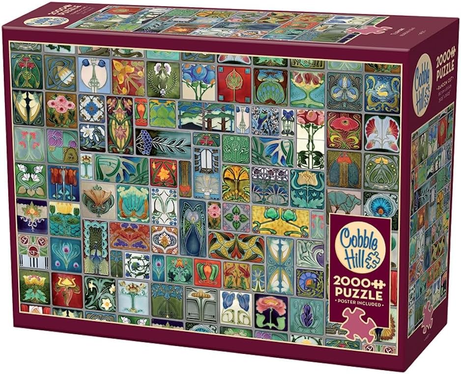 Cobble Hill 2000 Piece Puzzle - Tilework - Sample Poster Included