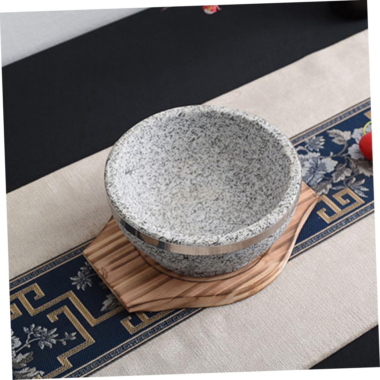 VICASKY 10 Stück Holz Casserole Matte Multifunktionaler Topfuntersetzer mit Rutschfester Stabiler Basis Vielseitig als Servierplatte für Speisen Obst und Snacks Langlebiges Küchenzubehör