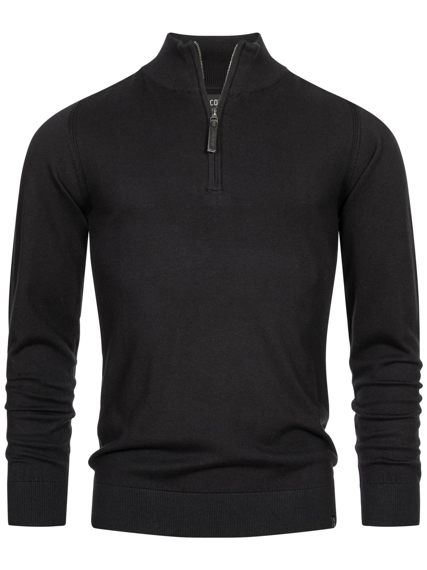 Indicode Herren Gore Pullover aus 80% Baumwolle mit Stehkragen | Strickpullover für Männer