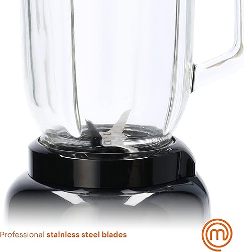 Miniatura 3 de MasterChef Batidora de vidrio para batidos y batidos, máquina de batidos, bebida congelada y máquina de margarita, para jugo de frutas con hielo,