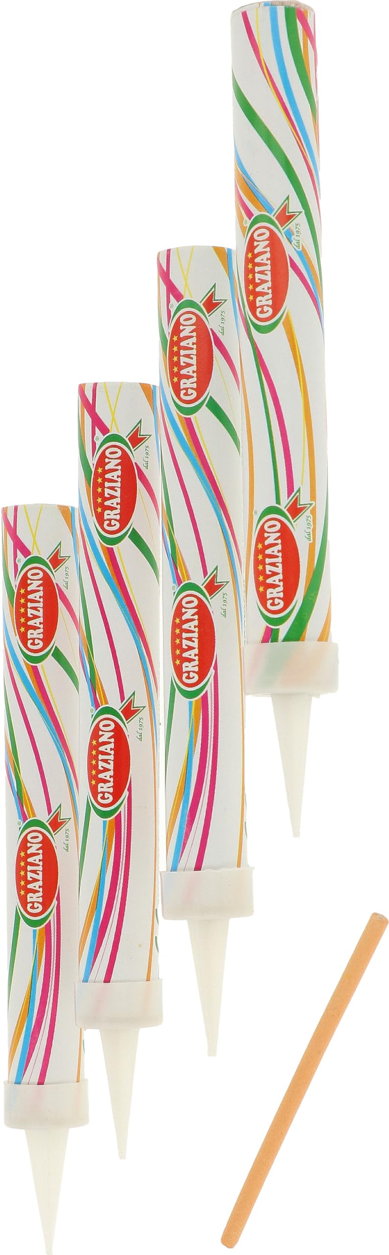 Fontane Luminose da interno 12 cm, 4 pezzi, categoria F1 (USO INTERNO ED ESTERNO)