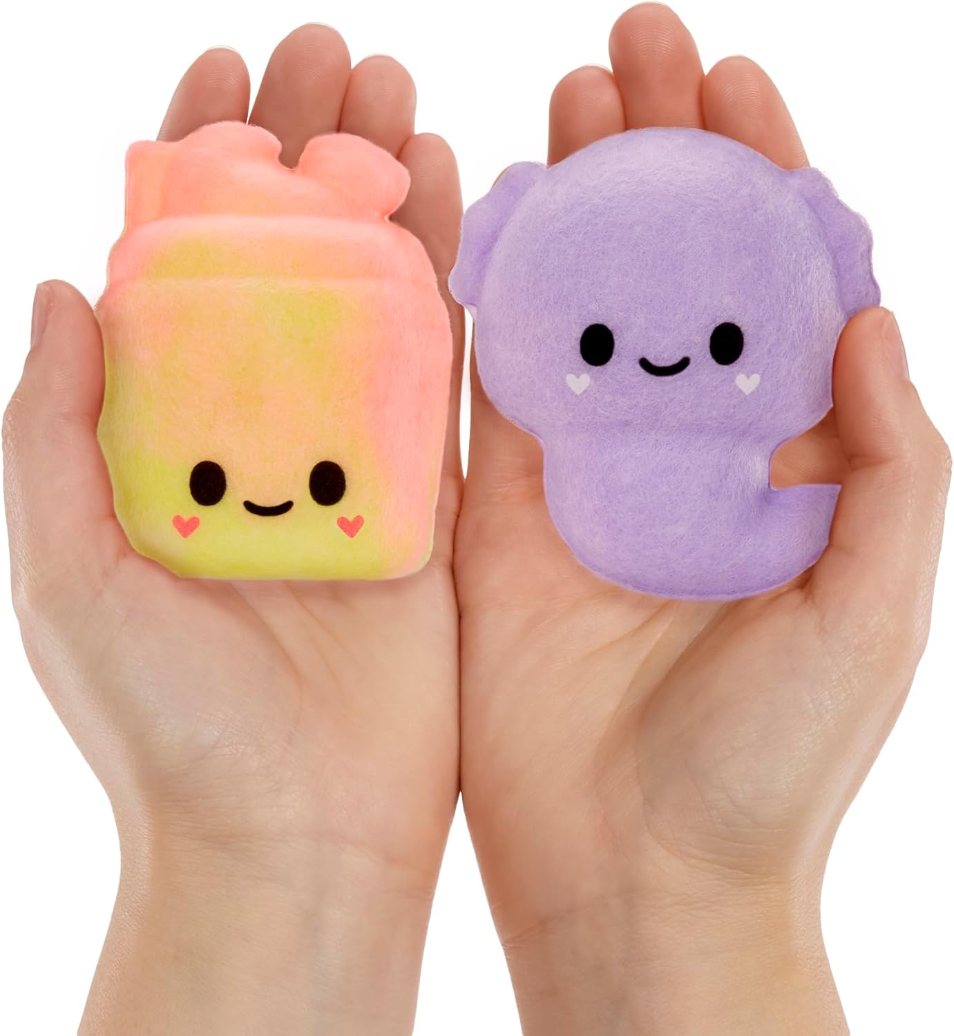 Fluffie Stuffiez Shake & Axolotl Minis Collectible Feature Plush, Surprise Reveal Unboxing Soft and Squishy Tactile Play Fidget DIY