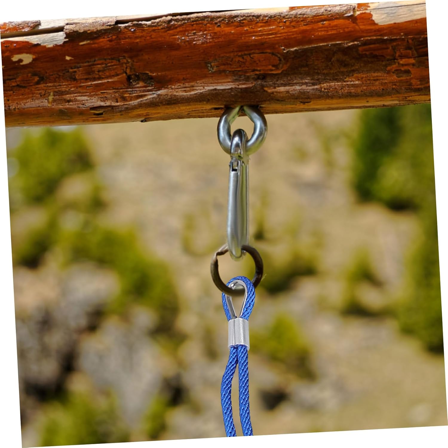 Happyyami Adjustable Swing Hanging Rope Hammock Hanging Rope Tree Swing Extension for Garden Use