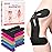 IEADEN Precut Kinesiology Tape for Knees, 10 Pcs - Knee Support & Stability, Knee Pain Relief Athletic Tape - Waterproof & Elastic, Breathable Hypoallergenic Latex-Free Tape, Black