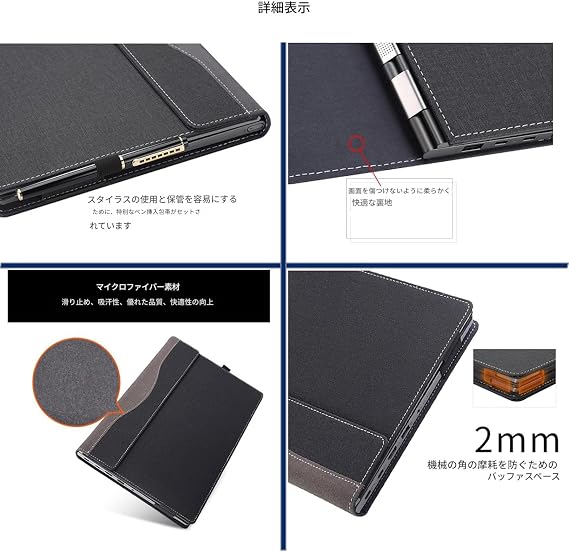 Laptop Case Cover for 14 Asus Zenbook 14 OLED, 14X, 14 Flip Notebook Sleeve Please Check Your Model, PU Leather Bag Protective Shell with Pen Holder and Heat Dissipation HoleDark Gray