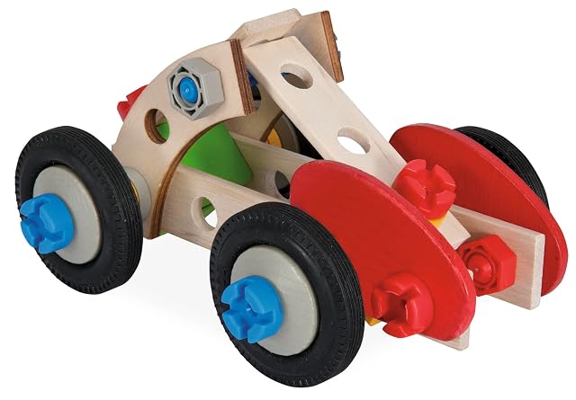 Foto 5 de 6 de Eichhorn - Set de Construcción de Madera para Crear hasta 3 Modelos de Coche, para Niños a partir de 3 Años