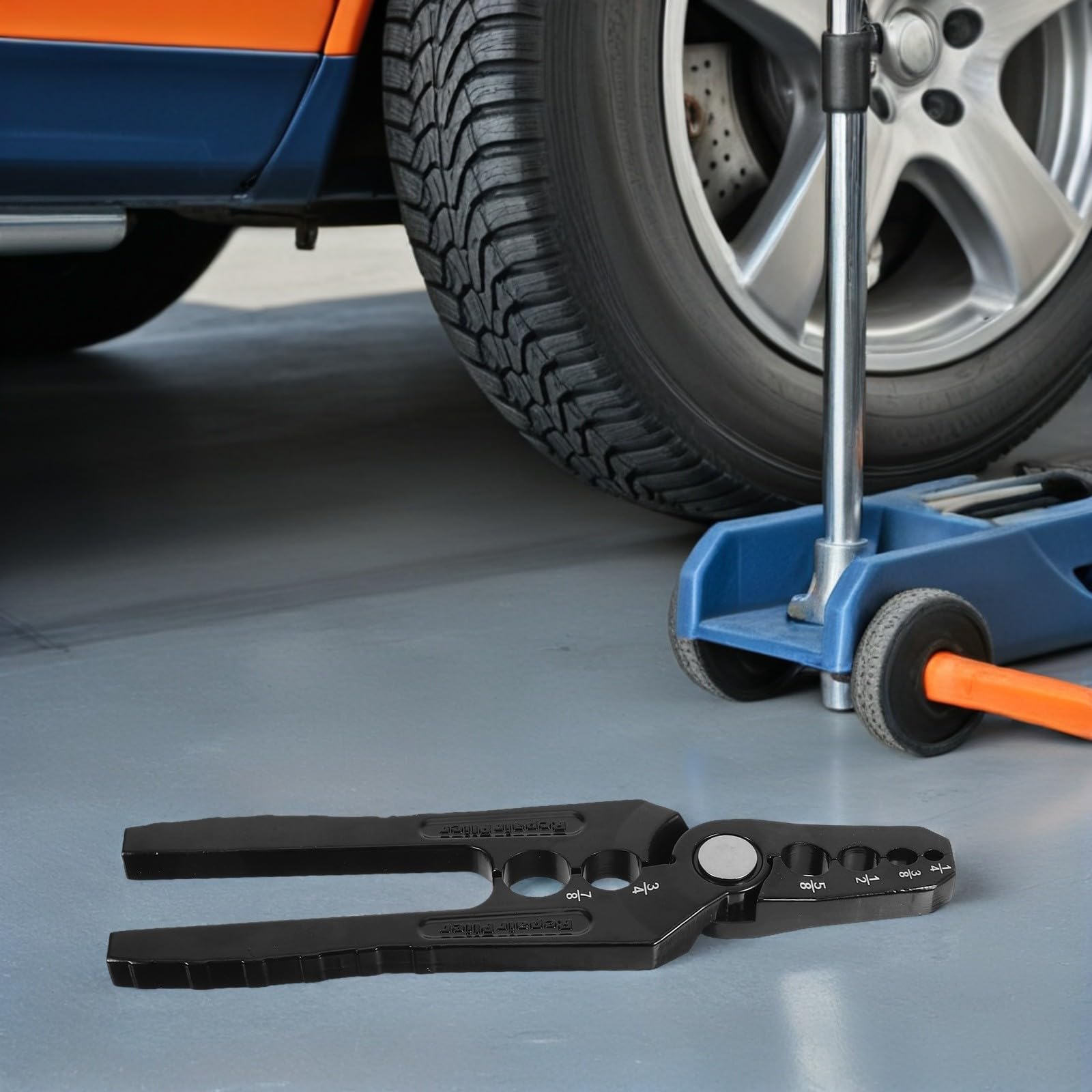 YARNOW Pince de Réparation Tubes Cuivre Manuelle, Arrondisseur Tubes Réfrigérant, Alliage Aluminium Robuste, Outil Portable Compact, Dépannage Climatisation et Réfrigération Automobile