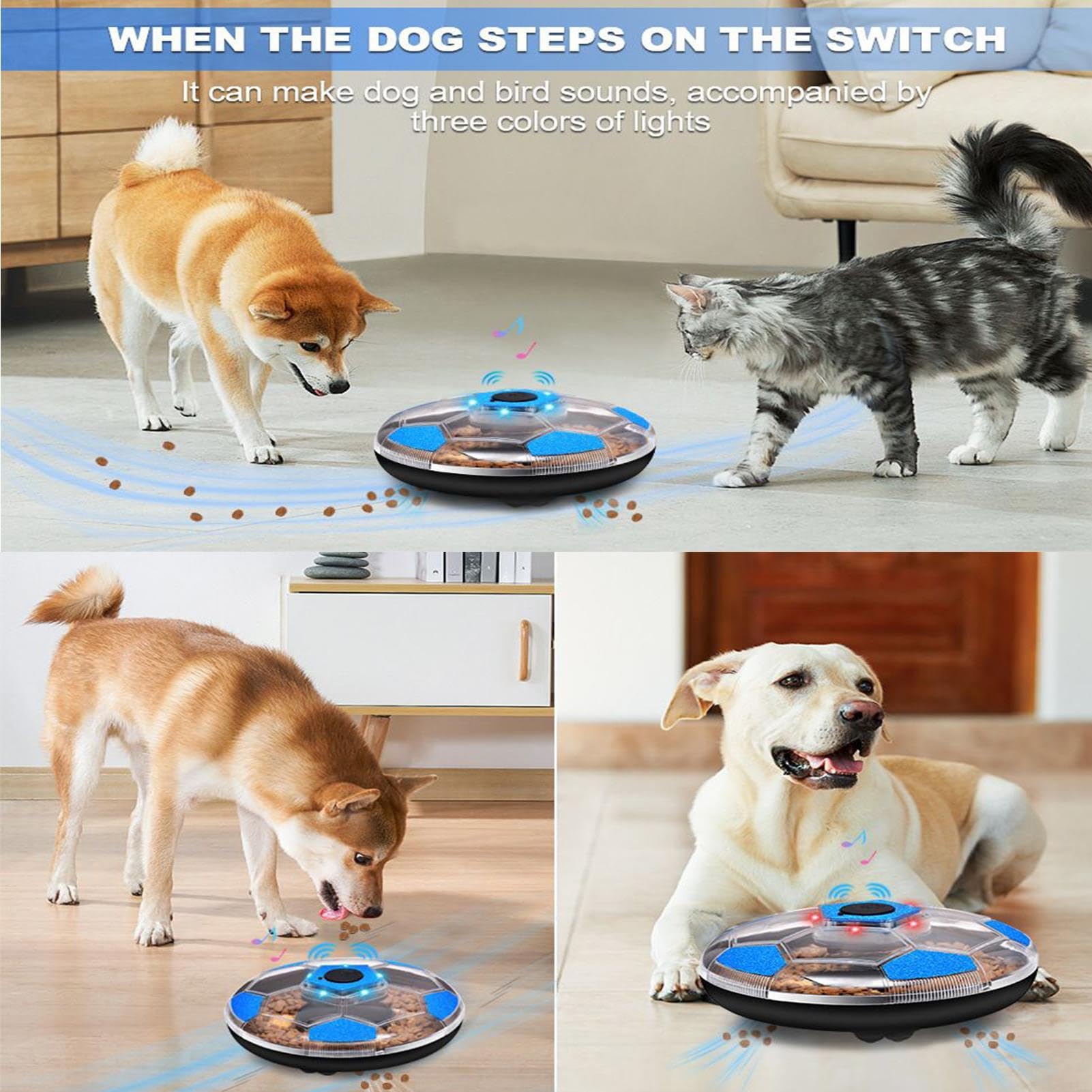 Jouet Interactif Distributeur De Nourriture Pour Chien