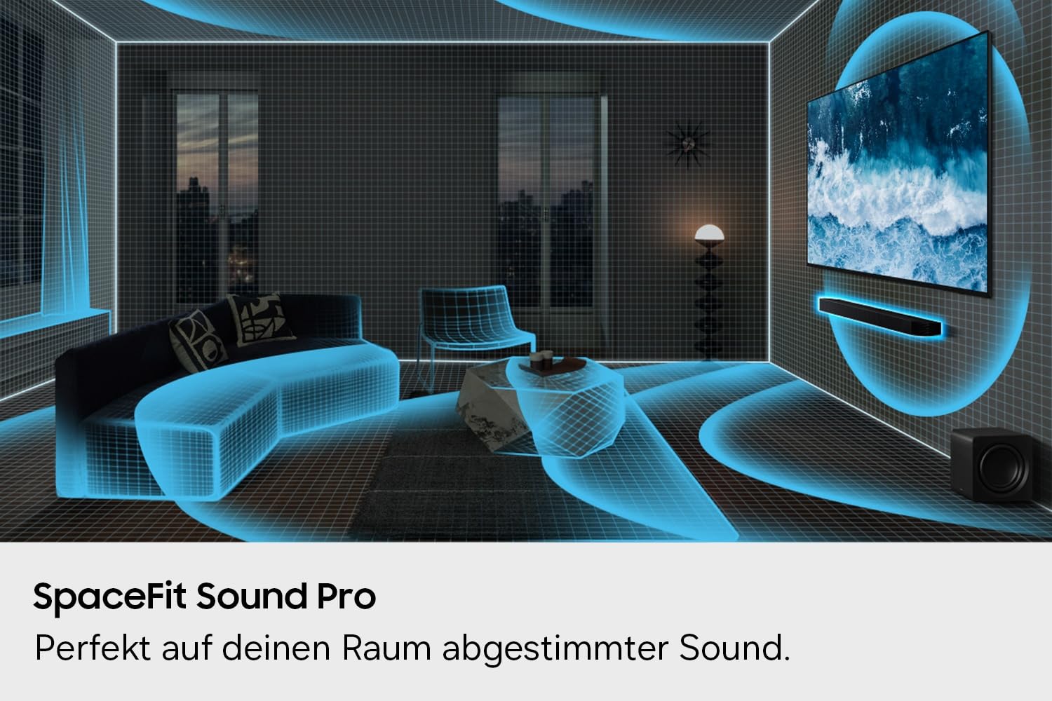 Samsung HW-Q810GH / Q800H Q-Series 5.1.2-kanałowy soundbar do telewizorów, bezprzewodowy podwójny subwoofer, 6,5-calowy, bezprzewodowy Dolby Atmos, Q-Symphony, Game Mode Pro do gier 3D, Alexa