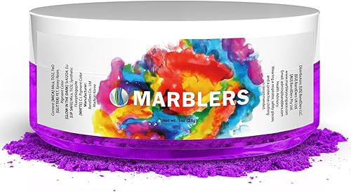 Miniatura 1 de MARBLERS - Polvo de mica fluorescente, pigmento mate, tinte, no tóxico, vegano, libre de crueldad, esmalte de uñas, arte de uñas, jabón, limo, vela,