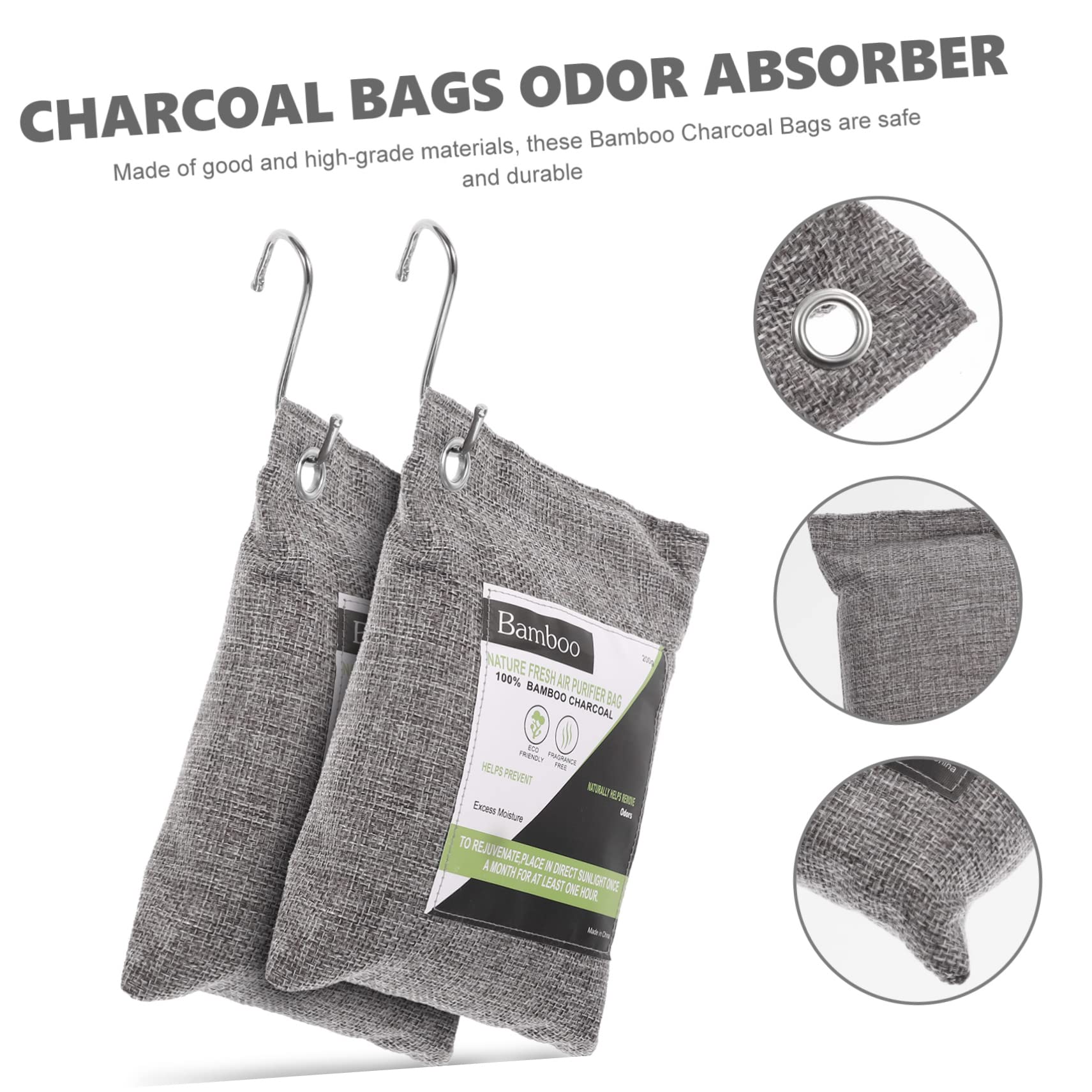 Purificador De Aire Bambú Filtro De Activado Bolsas Bambú Fresco Para Eliminar Olores Bolsa Purificadora De Aire Hogar Desodorizante Profesional Para Zapatos