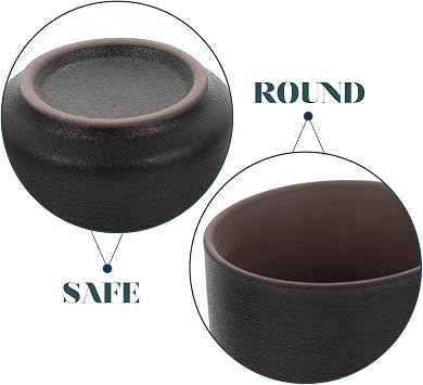 Japanese Tea Cup Retro Style Ceramic Tea Cup Handleless Household Water Round Smooth Decorative for Home Office Daily Serving Vintage Asian Style