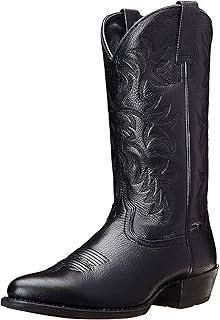 botas vaqueras negras de hombre