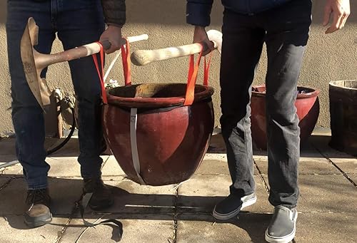 Miniatura 5 de Shoulder Dolly GardenDolly- Correas de elevación de paisajismo, mueve objetos de jardín pesados, macetas, rocas, elevación segura de hasta 800