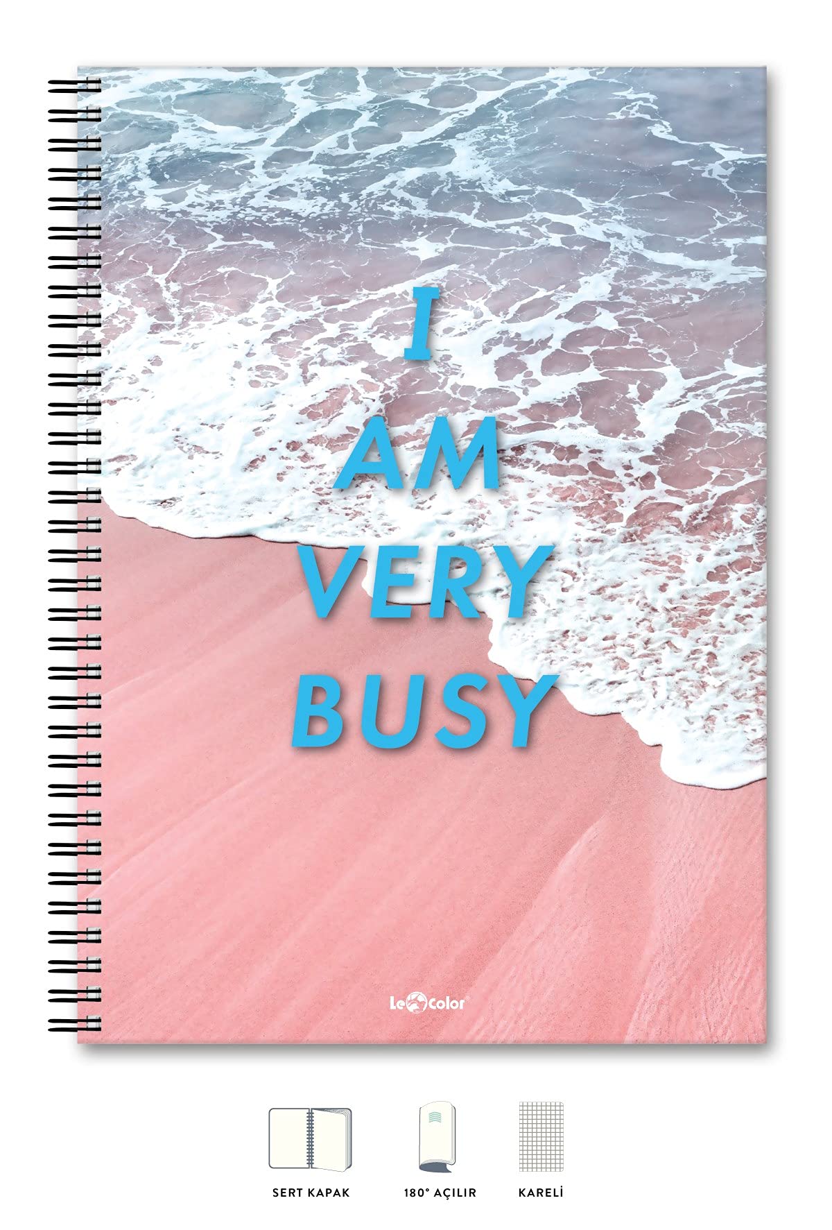 Le Color A4 Defter Kareli 200 syf Busy Energy