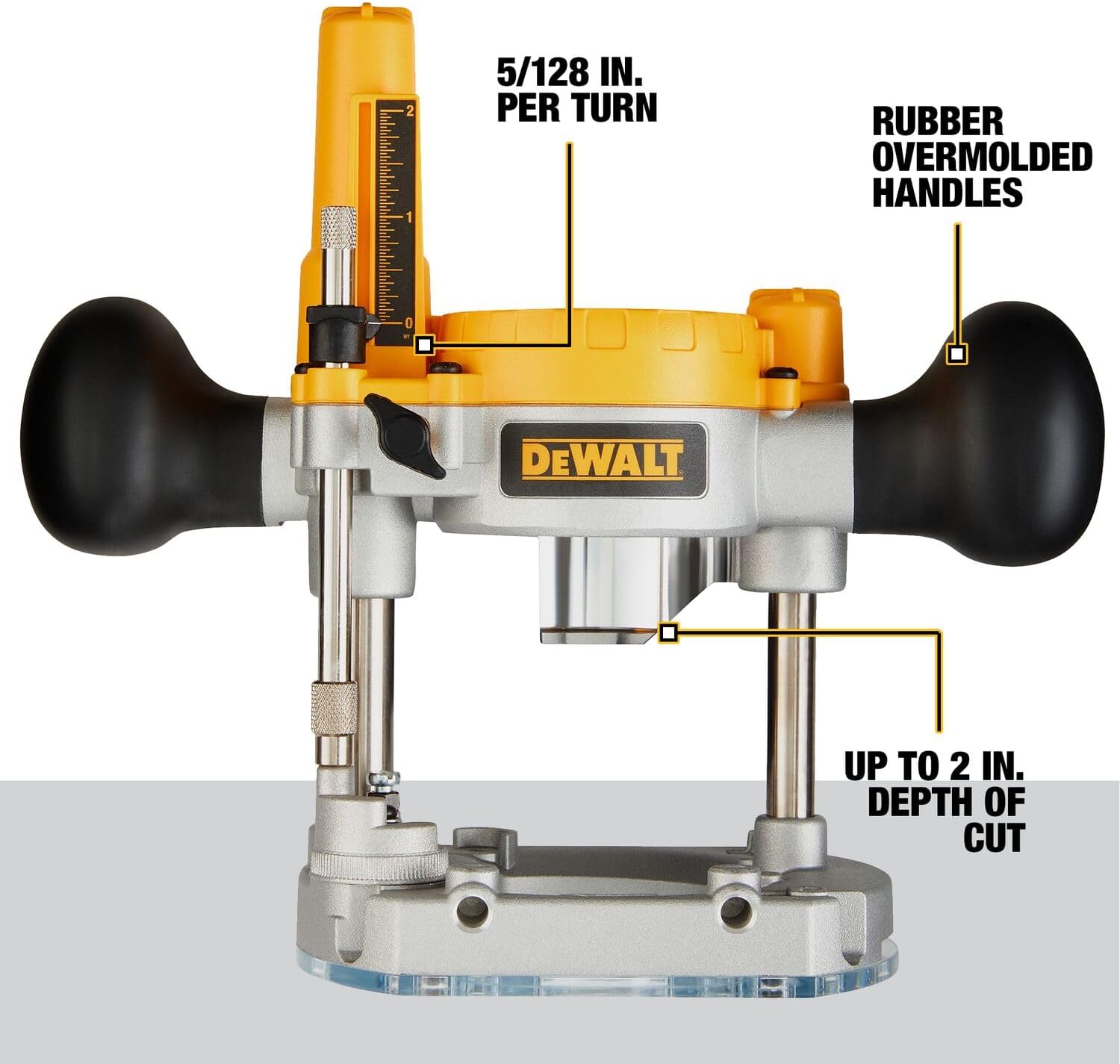DEWALT 20V MAX Router Brushless (DCW600B) With Plunge Base for Router (DNP612)