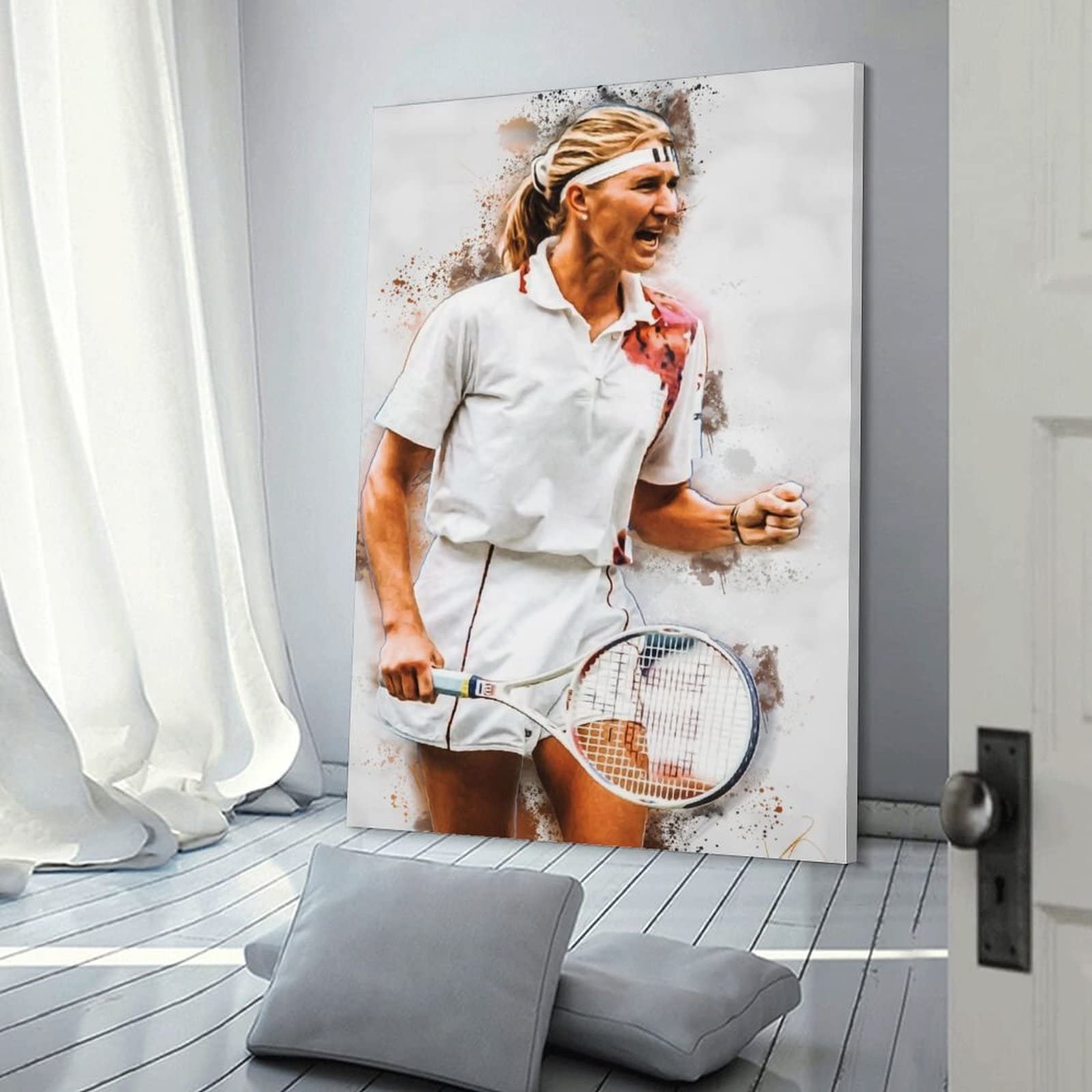 Amazon｜テニス プレーヤー シュテフィ グラフ壁の装飾絵画スポーツ