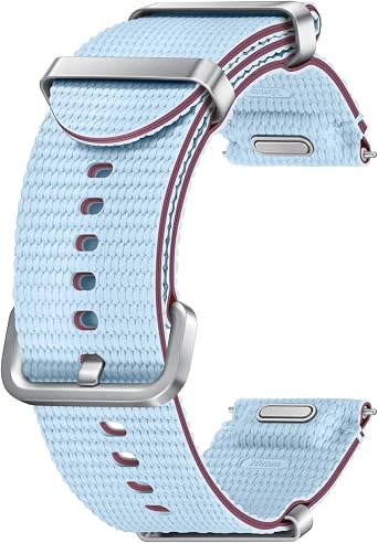 SAMSUNG Galaxy Watch 7, 6, 5, 4 Series Athleisure Band, Nylon, Smartwatch Replacement Strap for Men and Women, One Click Attachment, Medium/Large, ET-SOL31LLEGUJ, Sky Blue