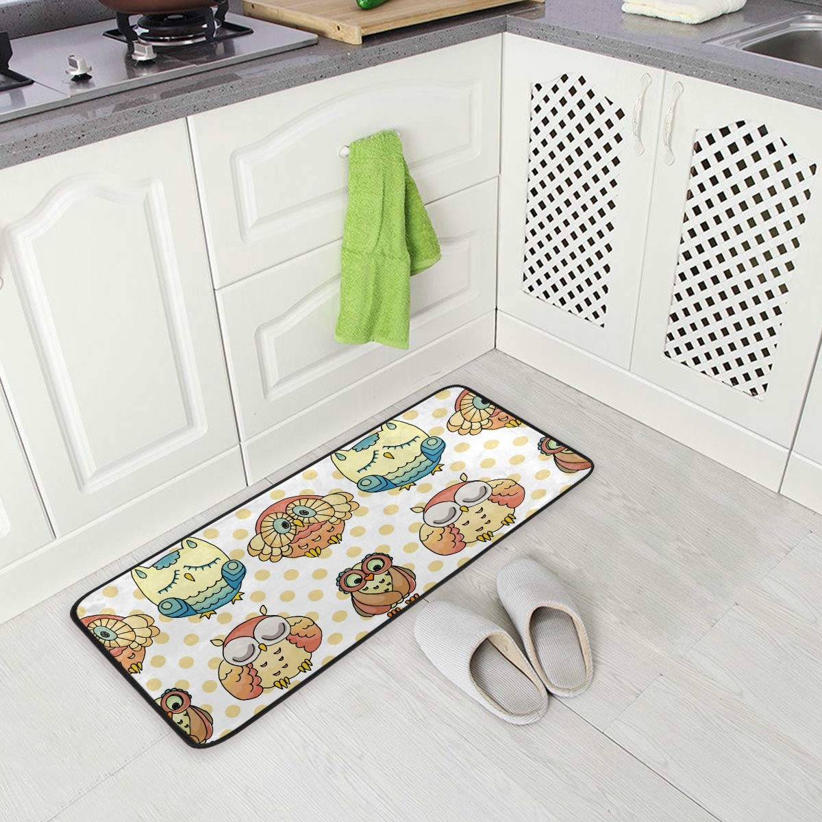 Tappetino Da Cucina Con Anatra Gialla 99x50 Cm - Antiscivolo E Lavabile In Lavatrice