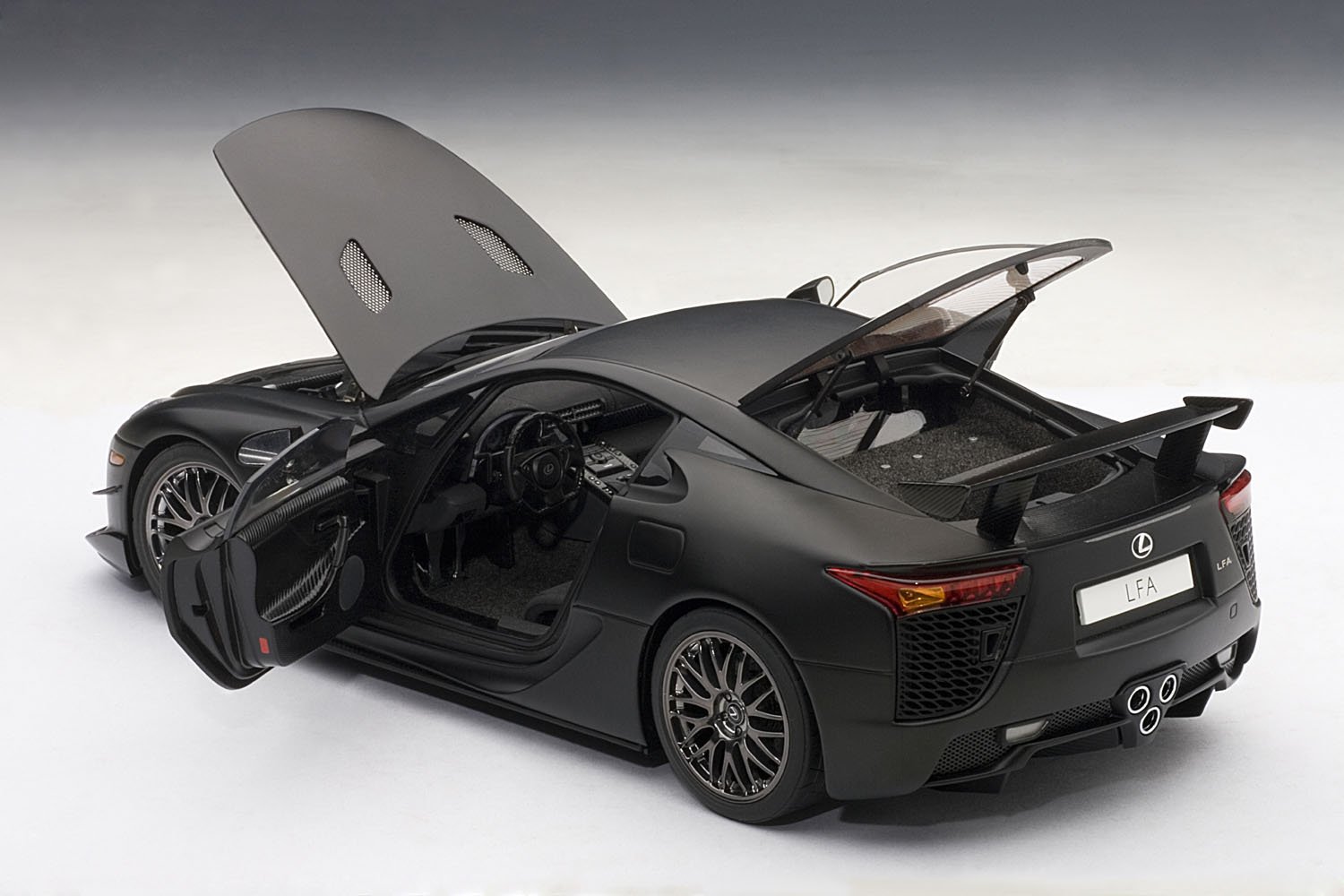 Lexus Lfa Nurburgring Package Matt Black 1 18 Diecast Car