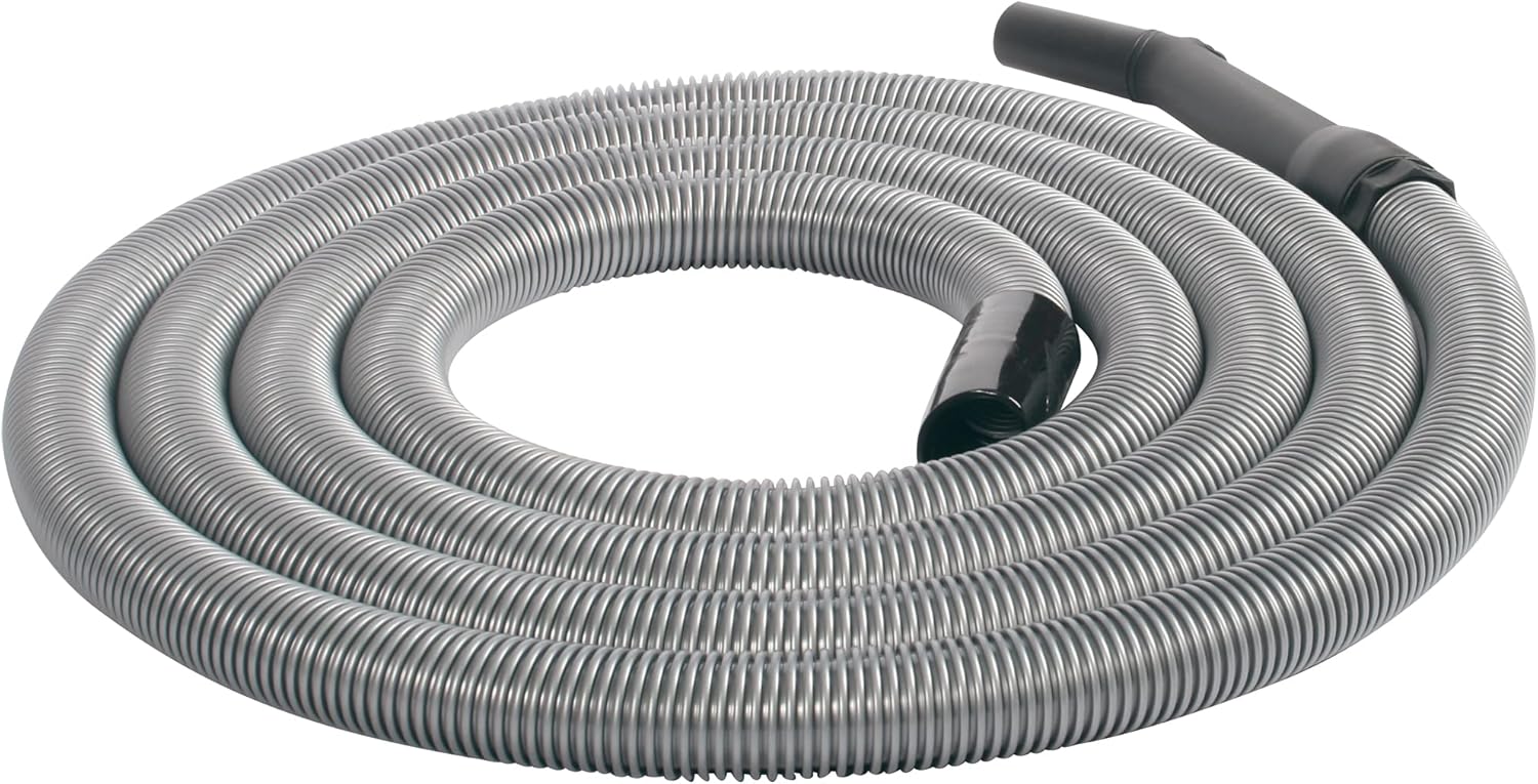 16 Ft. Premium Shop Vacuum Extension Hose with 2 tank adapters and 1.25" curved end 16 Ft. Hose
