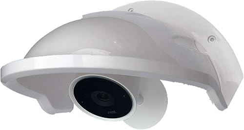 Miniatura 3 de Universal Sun Rain Shade Cámara Cubierta Escudo para NestAnilloArloDomeBullet Cámara Exterior - Blanco