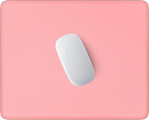 Hsurbtra Alfombrilla de mouse cuadrada con textura premium de 10.2 x 8.3 pulgadas, borde cosido antideslizante, impermeable, alfombrilla de mouse de
