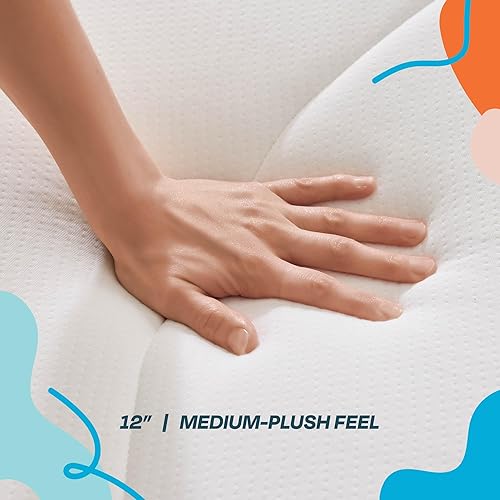 Miniatura 44 de Linenspa - Colchón híbrido de 8 pulgadas de espuma viscoelástica y resortes internos, de sensación de media a firme, tamaño matrimonial, color blanco