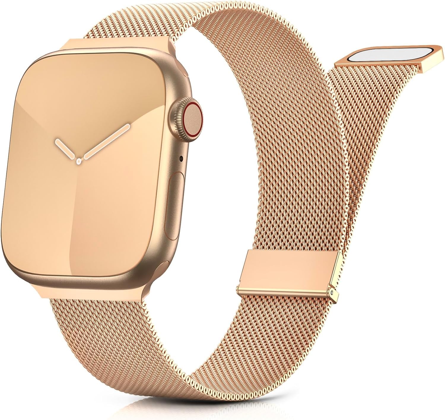 Yoohoo Cinturino Metallo per Cinturino Apple Watch 40mm 42mm 41mm 38mm | Aggiornato Magnetico, Cinturino Milanese per iWatch Serie 12 11 10 9 8 7 6 5 4 3 2 1 SE 3 2 1 Ultra 4 3 2 1 per Uomo e Donna