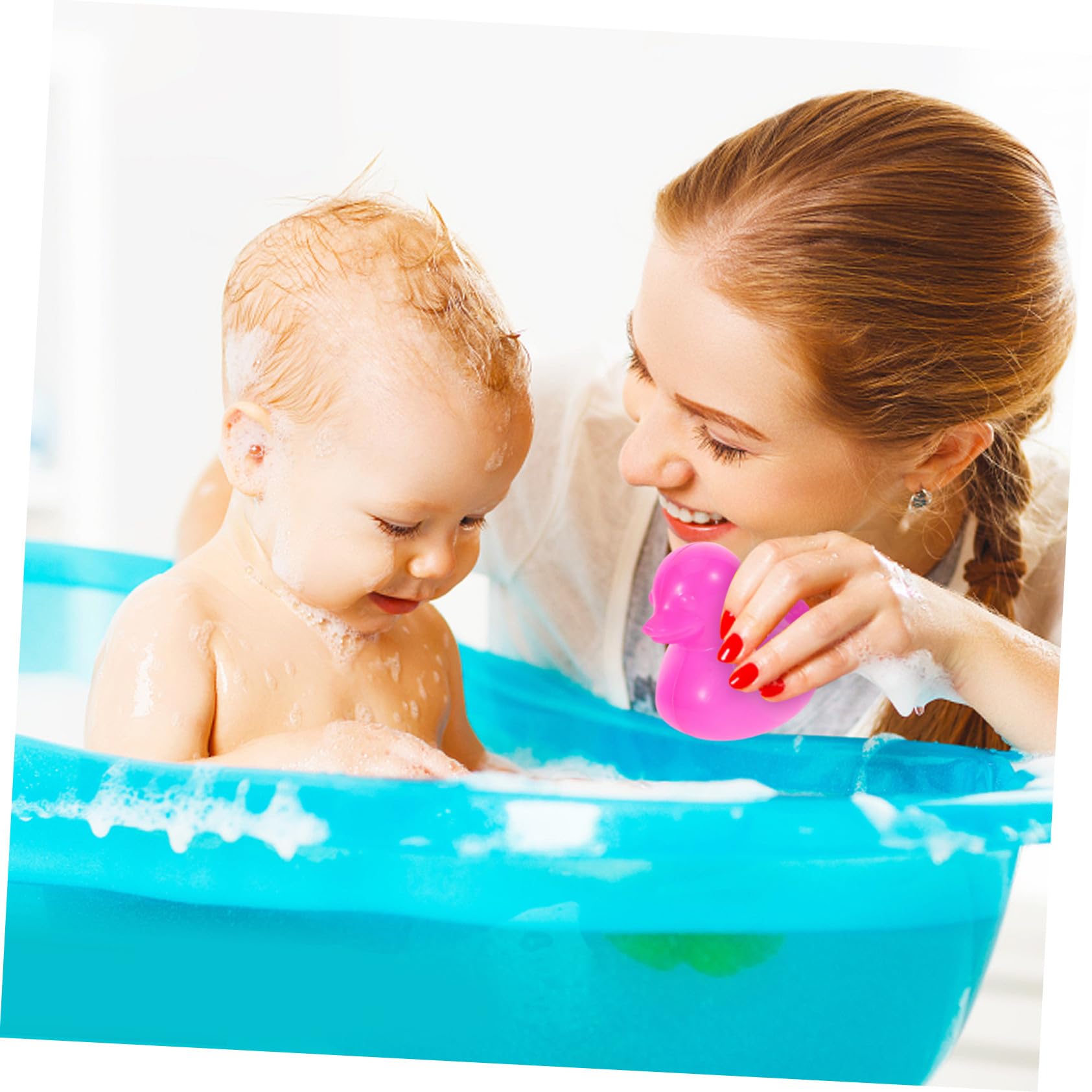 BESPORTBLE 70 Palline Piscina per Ragazzo Ragazza, Giocattoli Galleggianti da Bagno in Plastica Sicura, Colori Vivaci per Giochi Acqua Indoor ed Esterno, Set 70 Pezzi per Vasca e Piscina