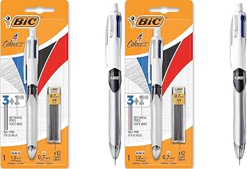 Bic 4 Colours Multifunctional Ballpoint Pen Pack of 2