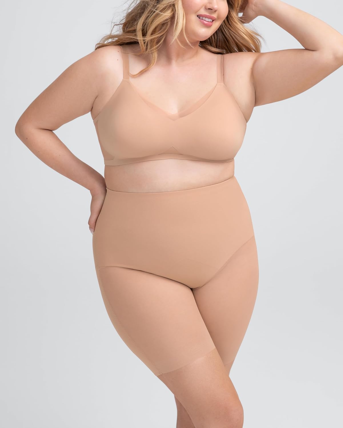 HONEYLOVE Shapewear for Women - Mid-Waist Short - Tummy Control Underwear & Body Shaper - Image 4