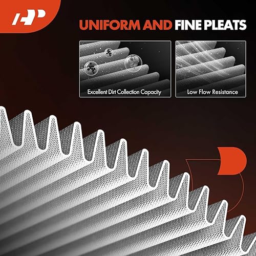 Miniatura 5 de A-Premium Filtro de aire de motor compatible con Toyota, Lexus, Scion y Pontiac - Camry (2007-2011), RAV4 (2006-2012), Matrix (2009-2013), Venza