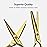 Hair Cutting Scissors Thinning Shears Kit ULG Professional Barber Hairdressing Texturizing Salon Razor Edge Scissor Japanese Stainless Steel 6.5 inch Gold