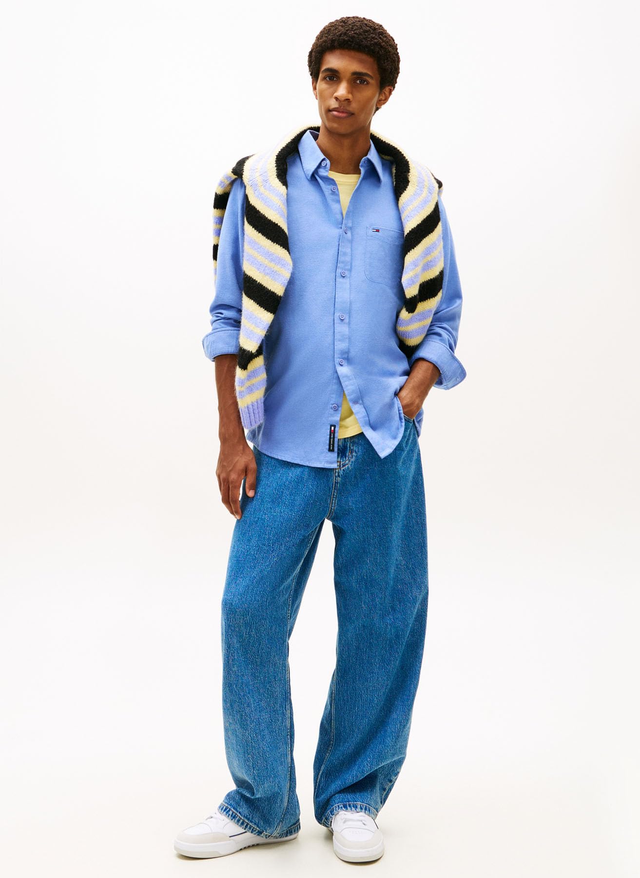 Tommy Jeans Tjm Cupsole Leather Em0em01660, Basso Top Uomo