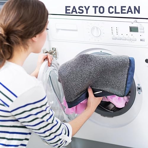 Miniatura 7 de Almohadilla térmica para mascotas al aire libre para perros y gatos  Cama de espuma viscoelástica 100% impermeable para gatos con termostato