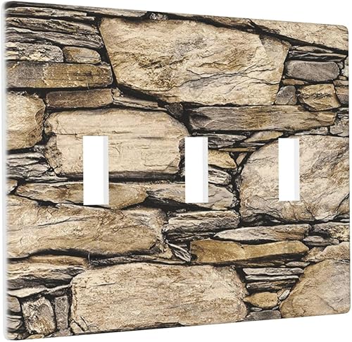 Miniatura 121 de Cubierta de interruptor de luz de palanca doble de 2 cuadras, color rosa, hongos, flores, placa de pared, placa frontal eléctrica, retro, años 70,