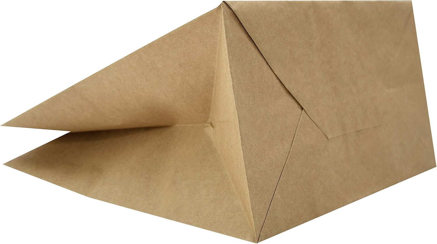 Carte Dozio Kraft Shopper with Square Bottom, Havana, Flat Handle 27+17x29 cm