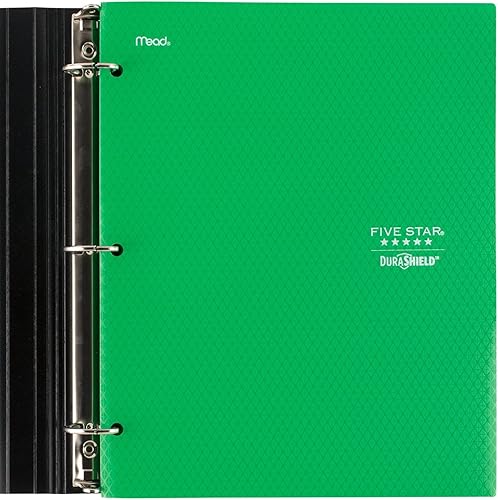 Miniatura 5 de Five Star DuraShield - Carpeta de plástico antimicrobiana de 2 bolsillos, 4 unidades (330010-ECM)