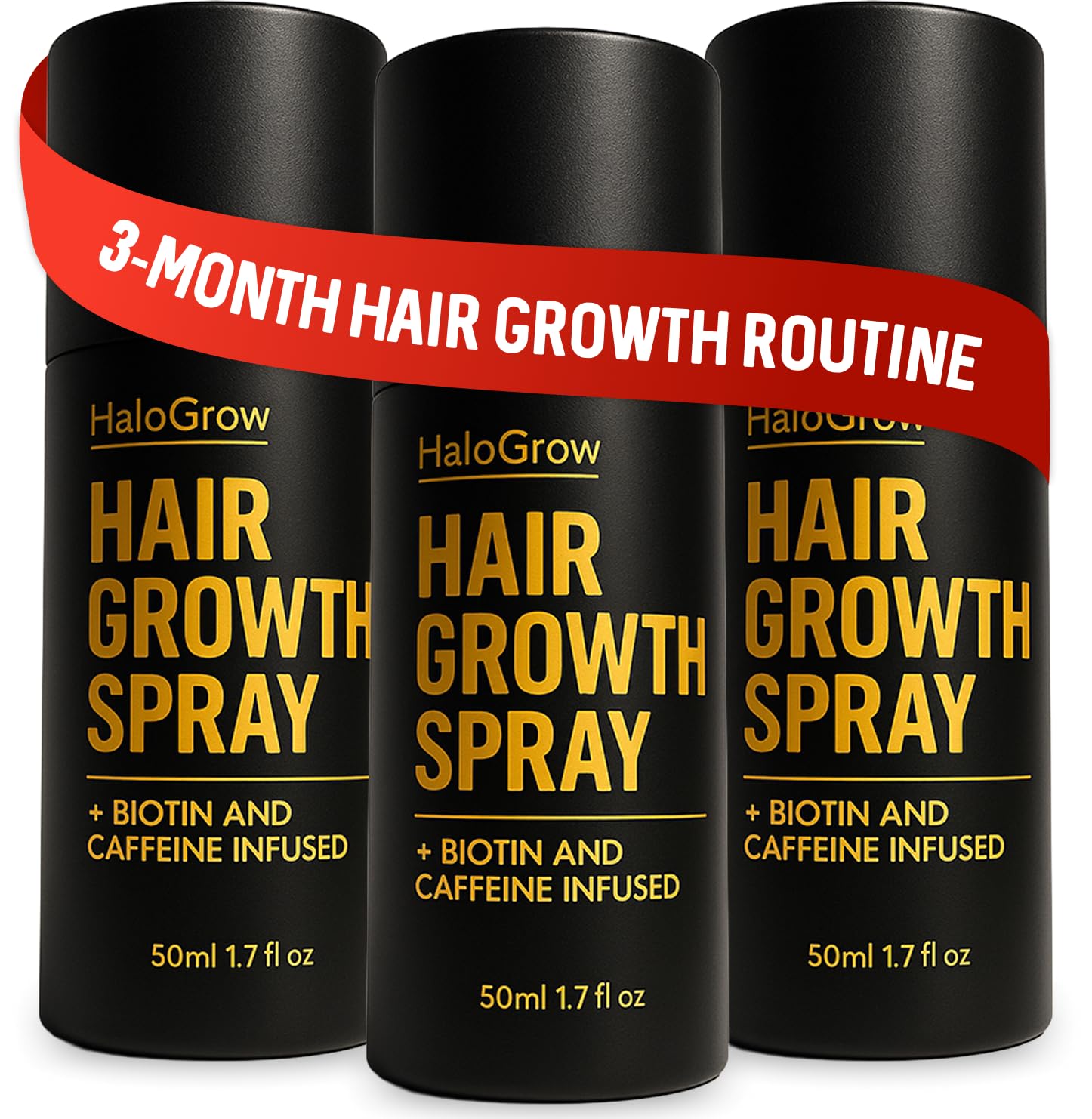 Serum Pousse Cheveux Spray | Favorise la Pousse des Cheveux très rapide | Huile Pousse Cheveux Spray de la Biotine, Caféine, de l'huile de Ricin et de l'Aminexil (3 mois d'utilisation)