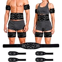Abs Stimulator, Ab Toning Belt for Men Women, Portable Abs Stimulator Workout Equipment for Abdomen, Waist, Arm, Leg Muscle Training, Fitness Belt for Home Gym Use