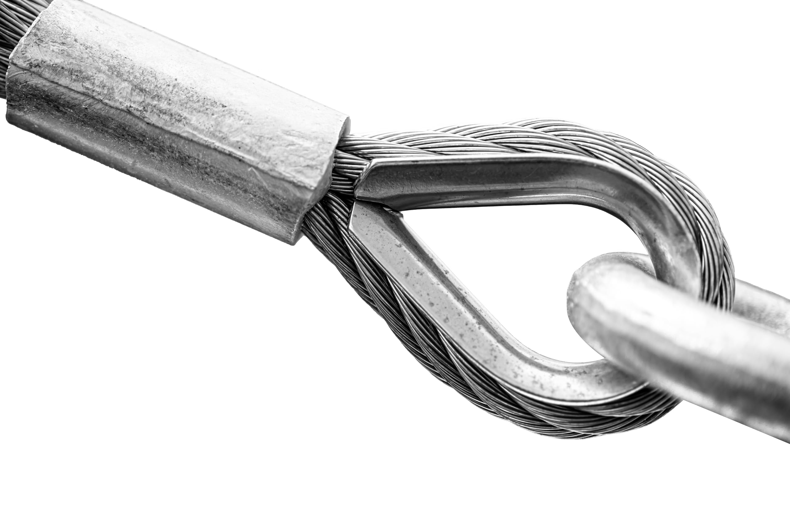 Cosse-cœur En Acier Inoxydable Chapuis CSI6 2 - Pour Câble Diamètre 5 Mm - Boucle De Fixation Extérieur