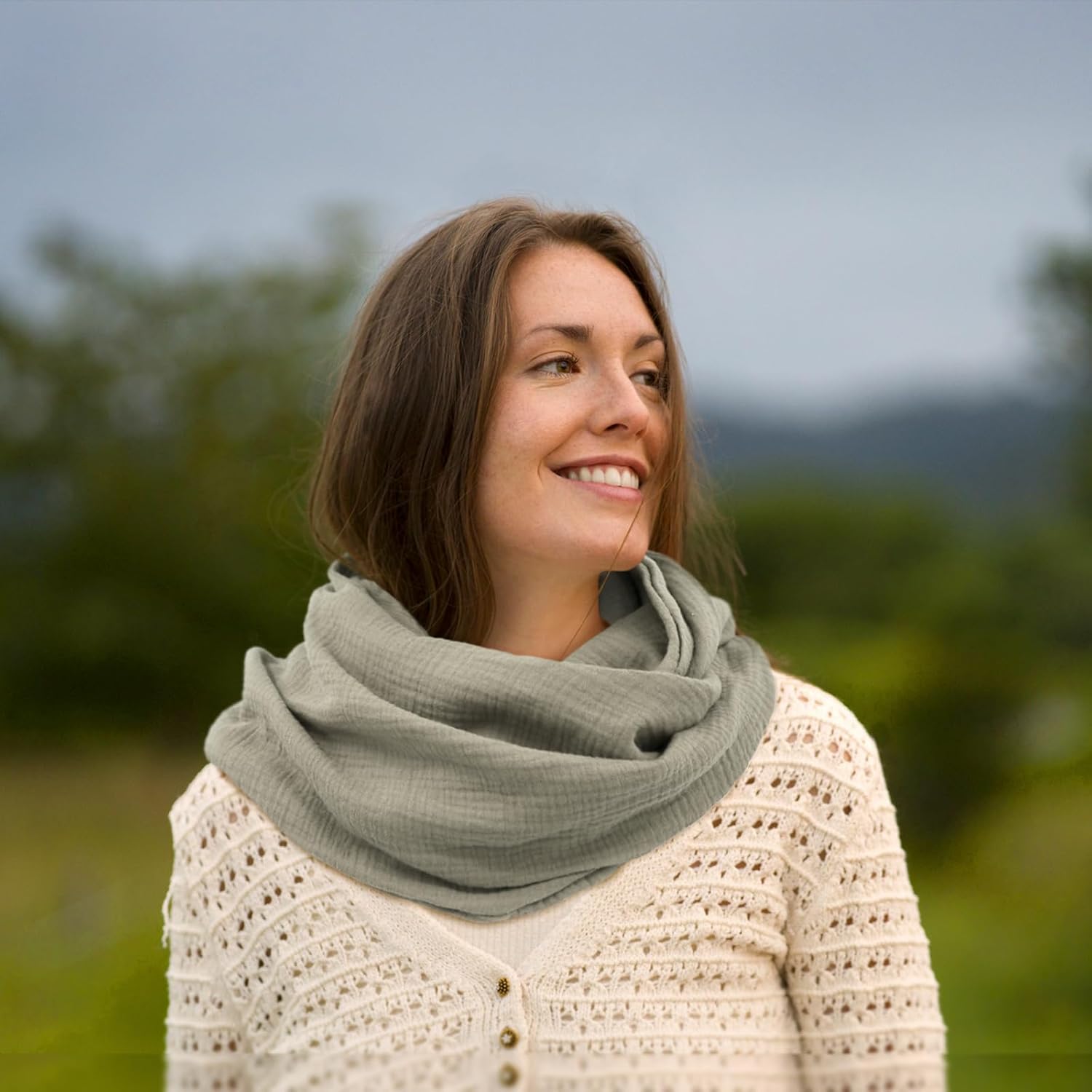 Women Men Fashion Pullover Scarf Hooded Scarf | Multifunctional Medieval Linen Cotton Cowl Hood Vintage Goth Cape Costume - Image 6