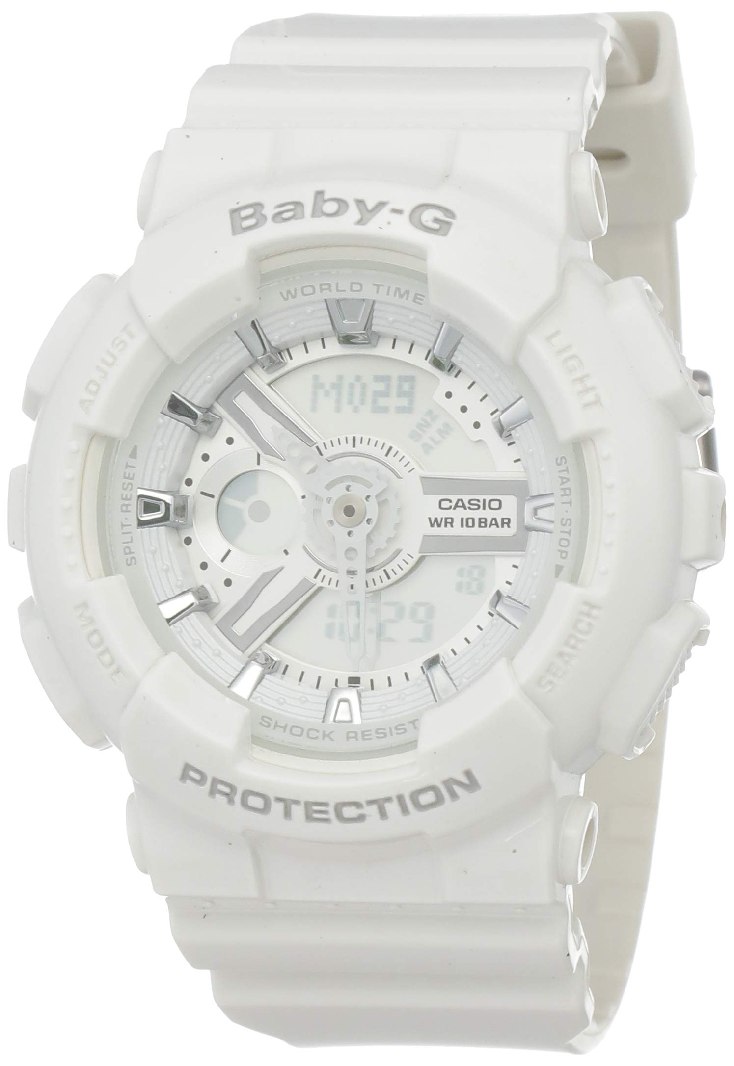 Casio Baby-G Analog-Digital White Dial Women's Watch - BA-110-7A3DR (BX018)