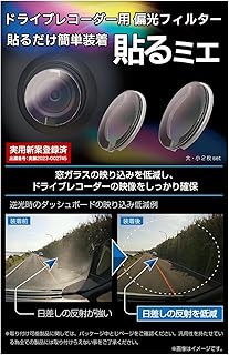 KEIYO【貼るミエ ドライブレコーダー】⽤偏光フィルター 車内用 OP-046ACA【公式ショップ】
