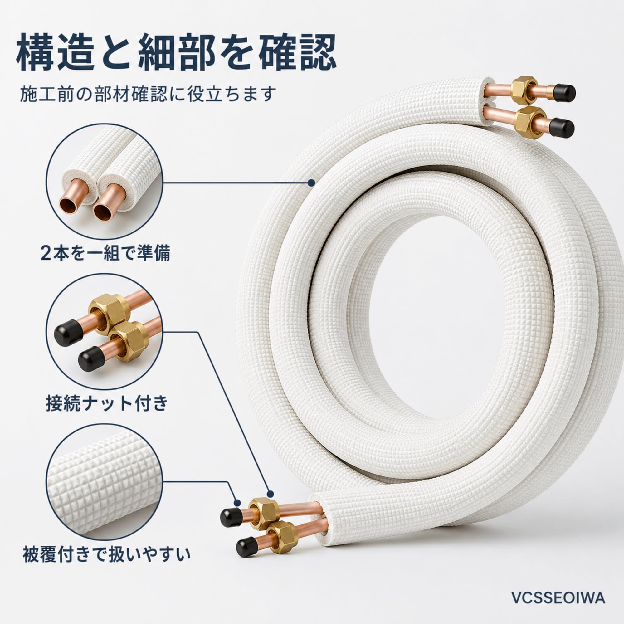 エアコン用ペアコイル 2分3分 銅管4m Amazon.co.jp: エアコン用銅管 ペアコイル 2分3分 2分4分 3m 4m 5mから