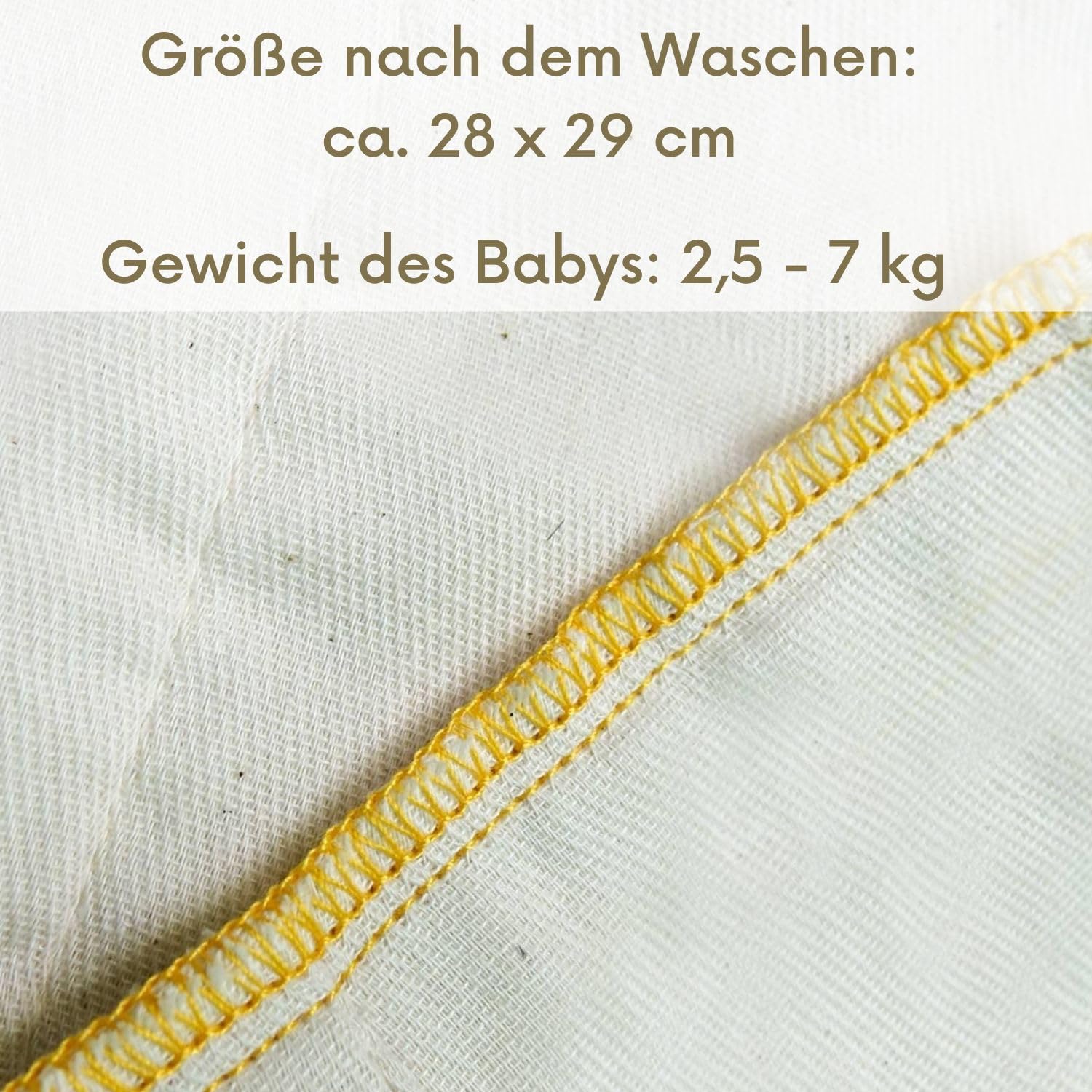 Avo + Cado Prefolds cotone biologico 1-10 pezzi pannolini stoffa 100% cotone non sbiancato Öko-Tex