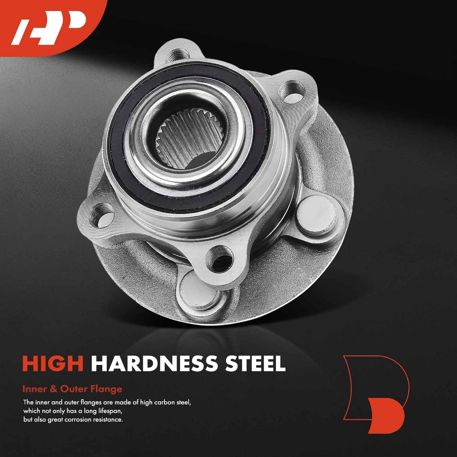 A-Premium 2 x Rear Wheel Bearing and Hub Assembly with 5-Lug Compatible with Ford Fusion 2017-2018 & Lincoln MKZ 2017-2020