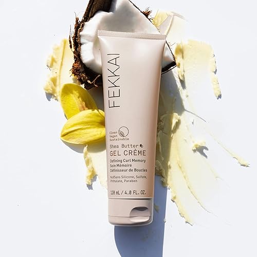 Miniatura 5 de Fekkai Crema de gel definidora de rizos de manteca de karité, 4.1 fl oz, hidratante y mejora de los rizos, fórmula no pegajosa, no escamosa, grado